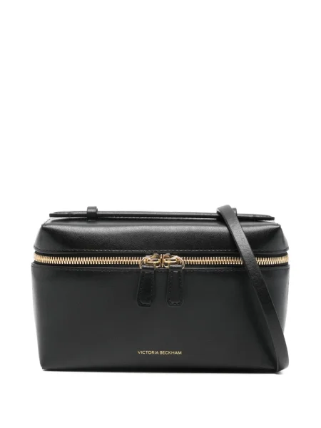 Body Victoria Beckham din piele negru