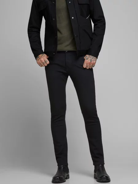 JACK & JONES Завужені джинси Без підкладки чорний