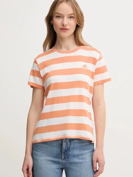 Pepe Jeans tričko oranžové