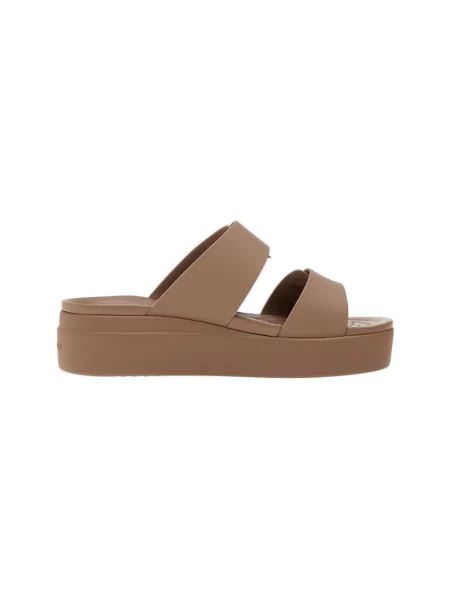 Éksarkú félcipő Crocs barna
