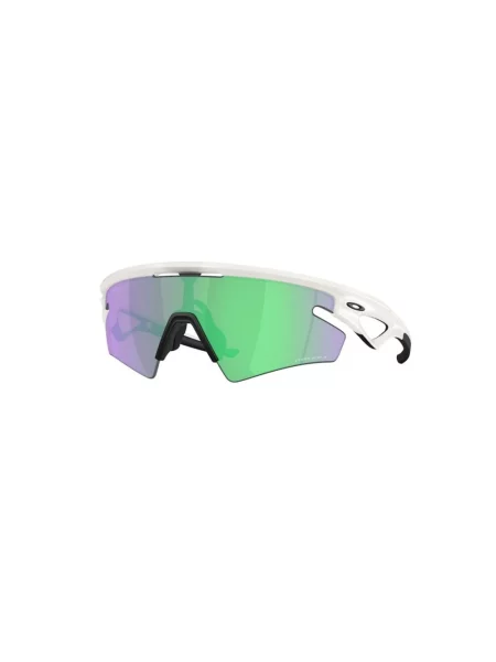Okulary Oakley Sphaera Slash Matte Vapor z soczewką Prizm Road Jade białe