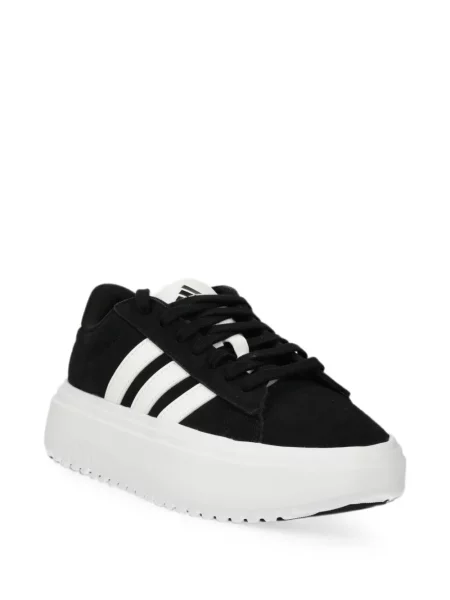 Lung papuci Adidas cu mâneci lungi cu dungi albastru