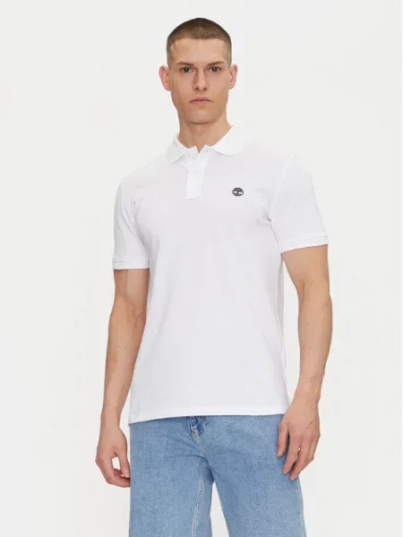 Timberland Polo marškinėliai Regular Fit balta