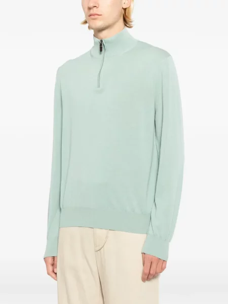 Gulerat pulover Canali verde