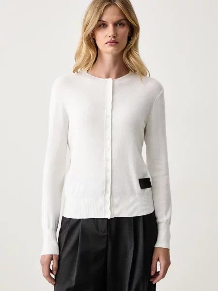 Silvian Heach cardigan pentru femei cu lână WARI bej