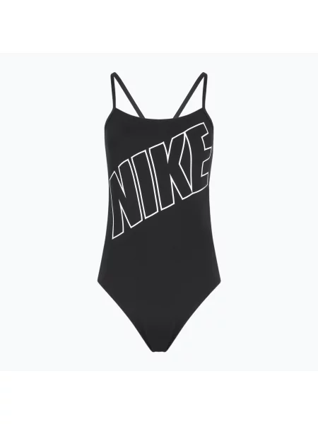 Дамски бански костюм от една част Nike Hydrastrong Adjustable Crossback black черно