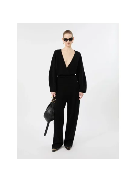 Sweter Sportmax wełniany czarny