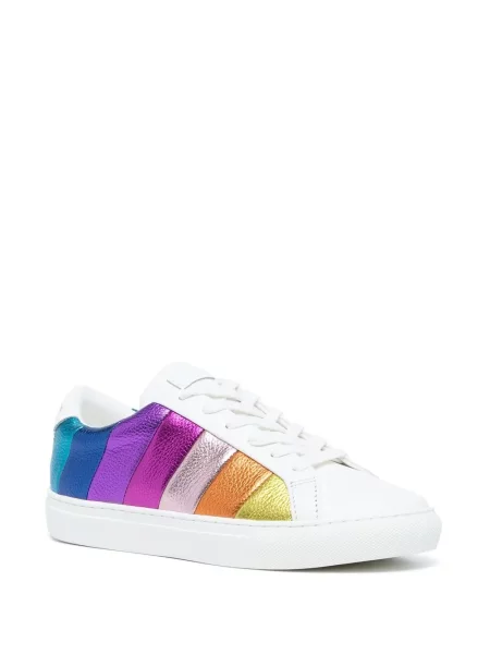 Dryžuotas palaidinė be rankovių Kurt Geiger London balta