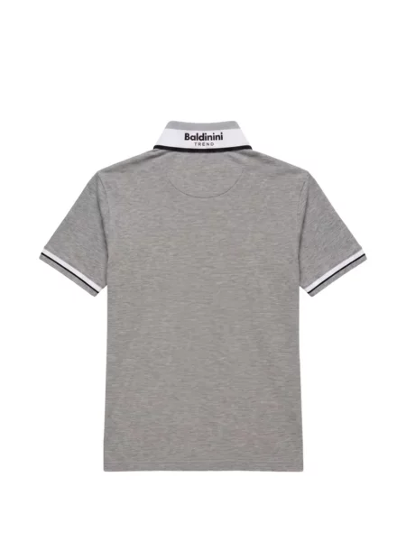 Koszulka polo Baldinini z logo szara