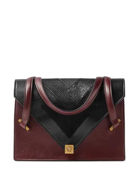 Geantă de mână Versace din piele maro