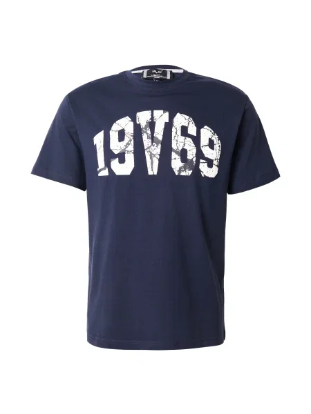 ITALIA Tričko Rafael námořnická modř / antracitová bílá