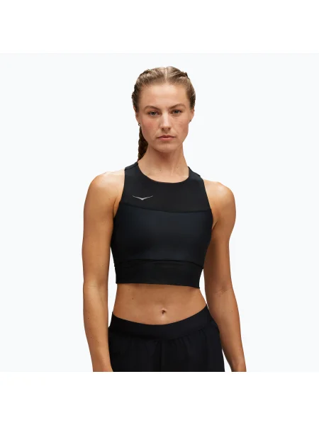Тренировъчен сутиен HOKA Race Day черен