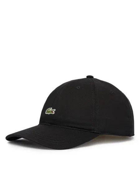 Šiltovka Lacoste black čierna