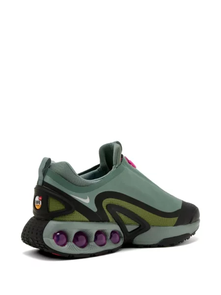 Бягане чехли Nike на платформе бродирани оранжево