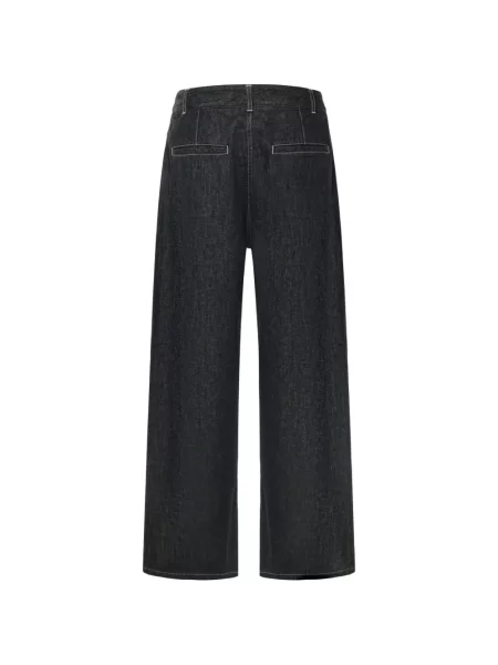 Blugi cu picior larg Studio Nicholson negru