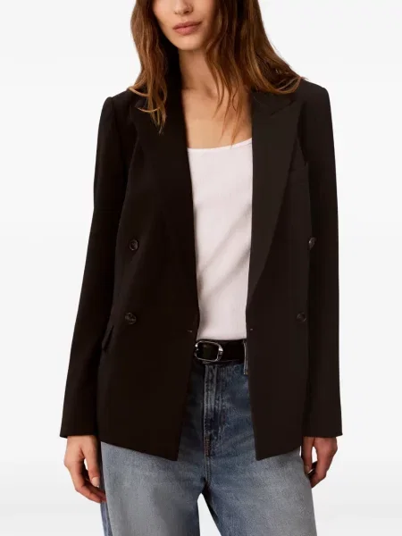 Sacou Calvin Klein cu două rânduri de nasturi negru
