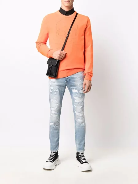 Megztinis Philipp Plein oranžinė