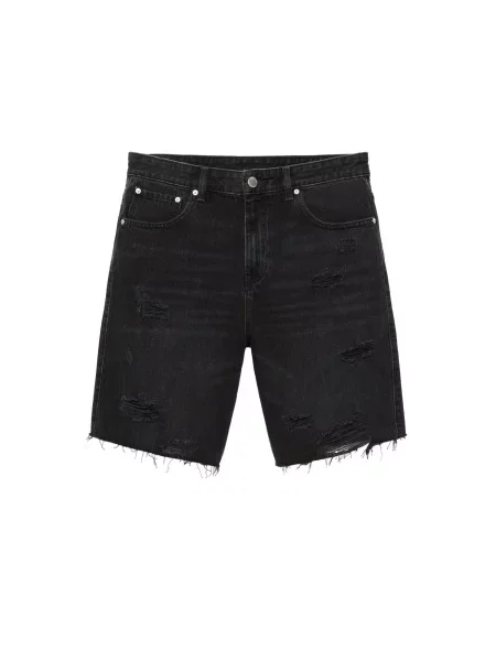 Pull&Bear Jeans denim negru