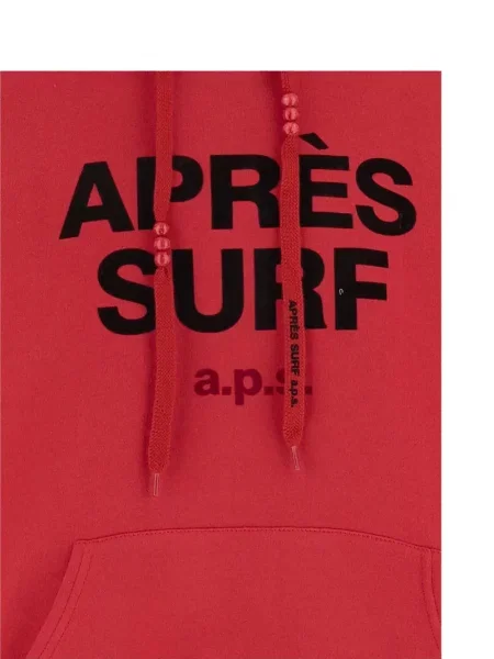 Gėlėtas raštuotas džemperis su gobtuvu Après Surf raudona