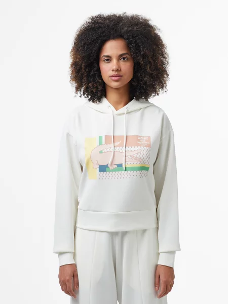 Худі Lacoste модал білий