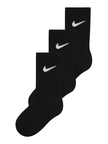 NIKE Șosete Crew negru alb
