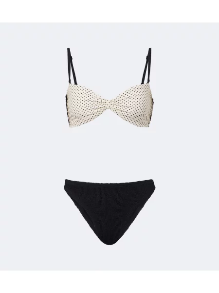 Reversibil bikini Hunza G cu buline