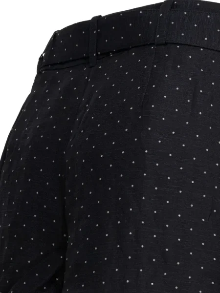 Cu centură pantaloni Zimmermann cu buline negru
