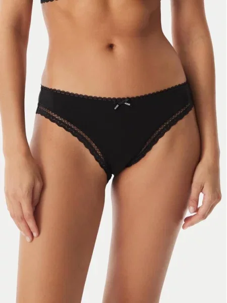 HUGO Класичні труси Unique чорний