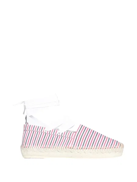 Espadrile Thom Browne cu dungi alb