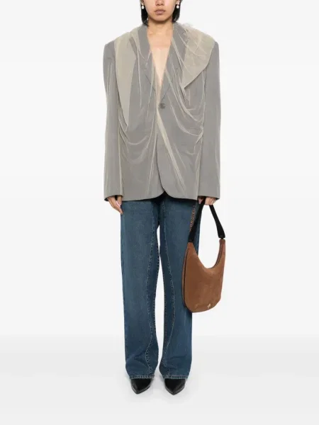 Blugi Y/project cu broderie albastru