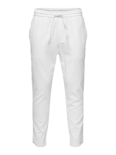 Only & Sons Pantaloni LINUS' alb