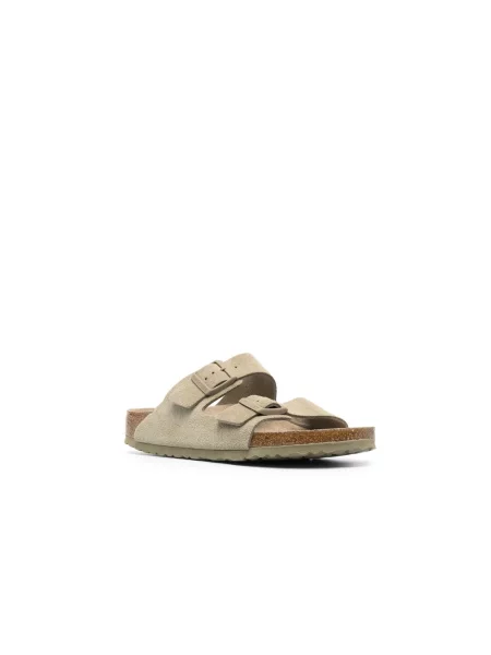 Sneakersy Birkenstock zamszowe bez fiszbin szare