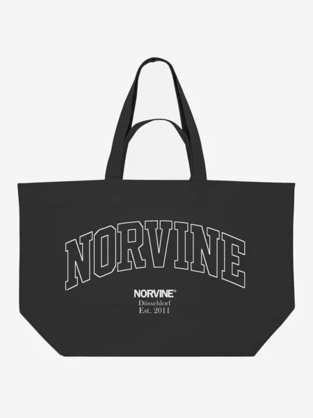 Norvine Shopper Norvine Large Organic Shopping Bag' čierna