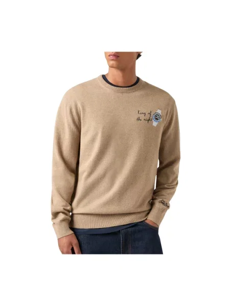 Sweter Saint Barth wełniany beżowy
