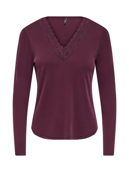 ONLY Tricou ONLida vin roșu