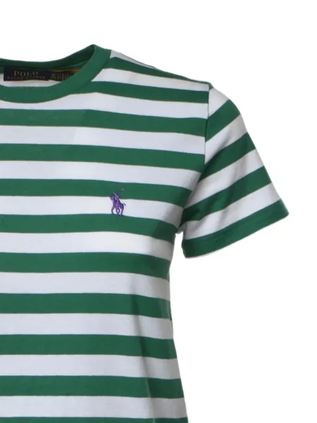 Поло тениска Polo Ralph Lauren бродирана зелено