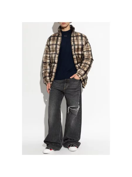 Sweter Diesel wełniany niebieski