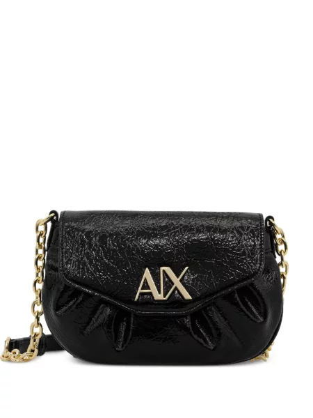 Colier Armani Exchange cu autograf negru