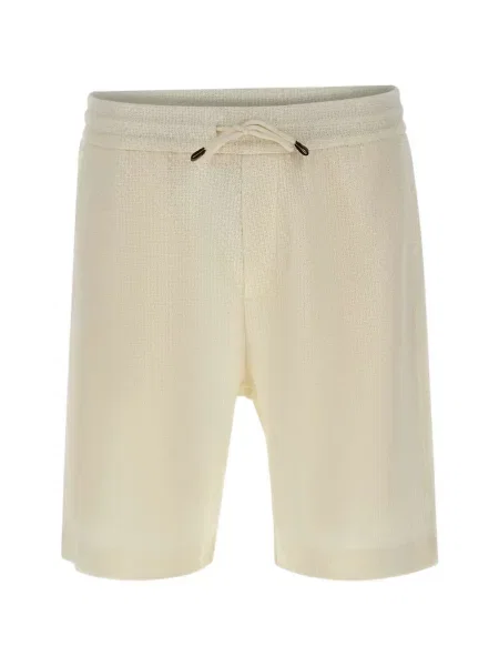 Pantaloni scurți Boss cu cordon alb