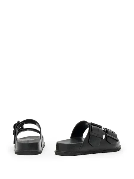 Sandale Allsaints cu cataramă cu bretele negru