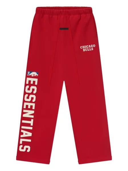 Pantaloni Fear Of God Essentials cu imagine roșu