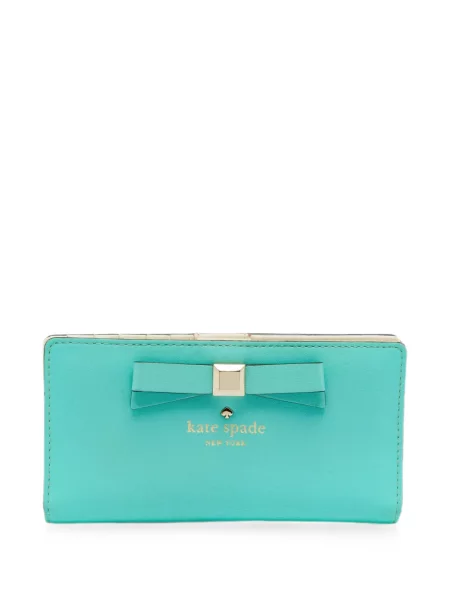 Ulični novčanik Kate Spade s mašnom plava
