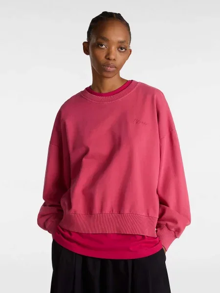 Світшот Vans Retro Crew бордовий