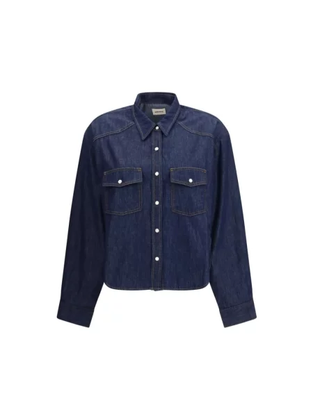 Koszula Khaite niebieska