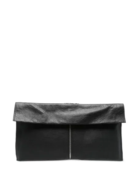 Geantă plic Alexander Wang din piele negru