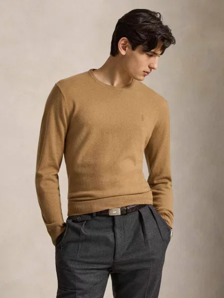 POLO RALPH LAUREN De lână pulover maro