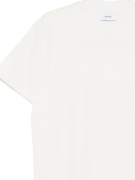 Tricou Lardini scurt alb