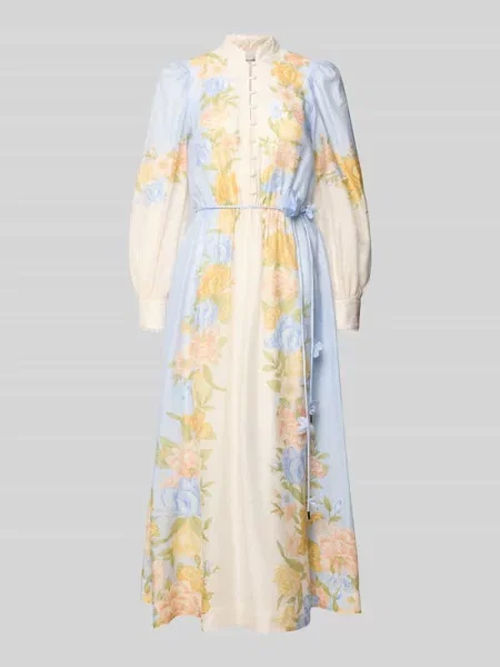 Sukienka midi z mieszanka lyocellu z wiązany Forever New