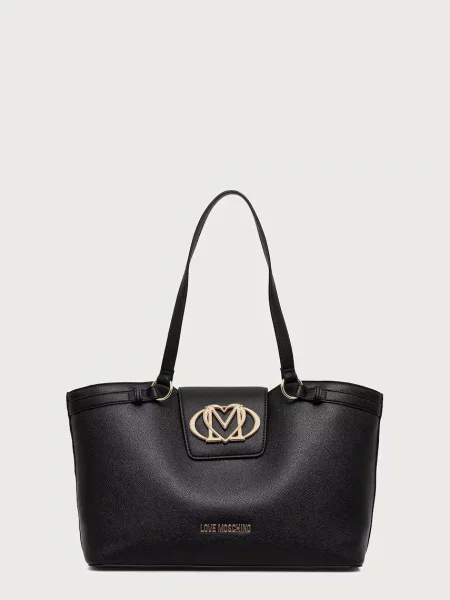 Love Moschino kabelka dámska z imitácie kože čierna
