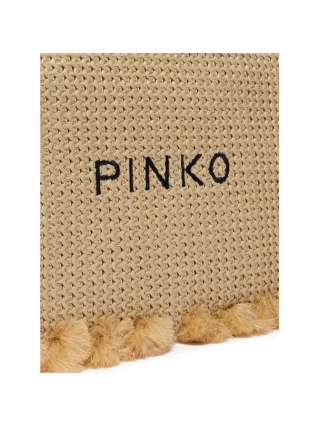 Torebka Pinko bez obcasa beżowa